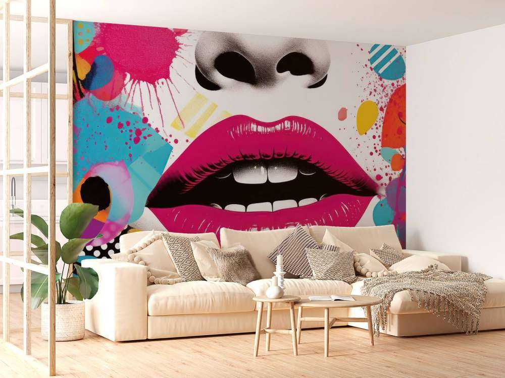 Lèvres Pop Art