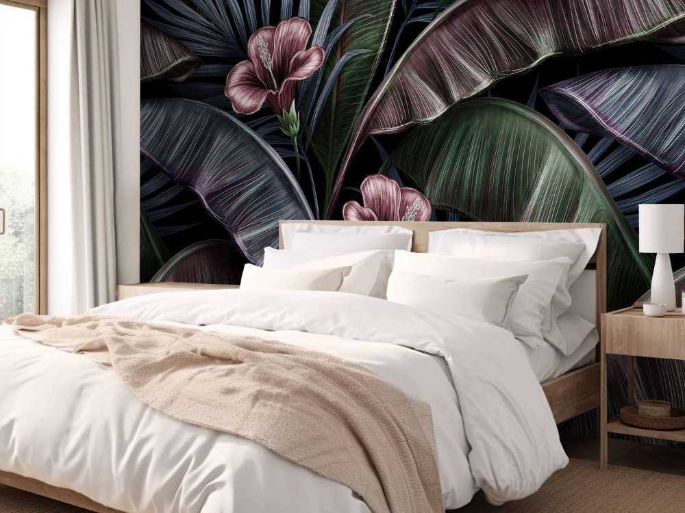 Hibiscus tropical motif