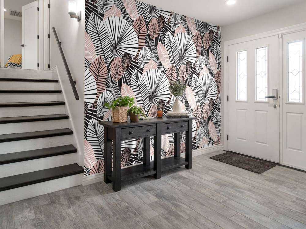 Élégant motif floral