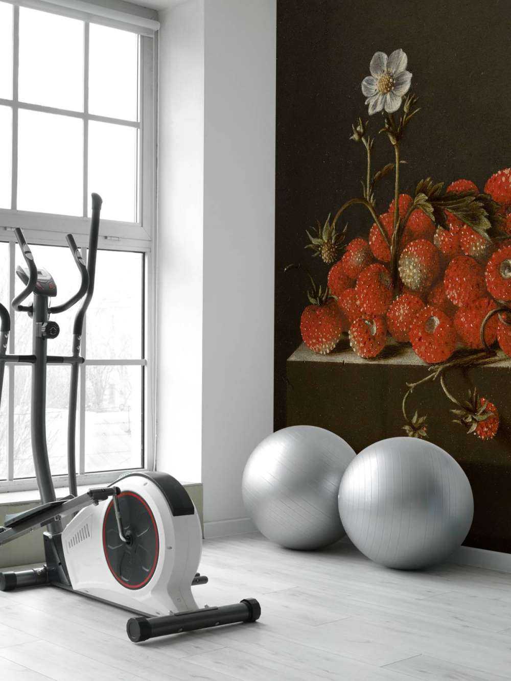 Nature morte aux fraises des bois