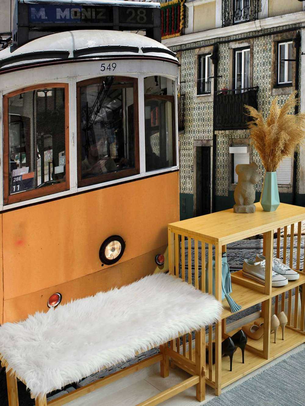 Tramway jaune