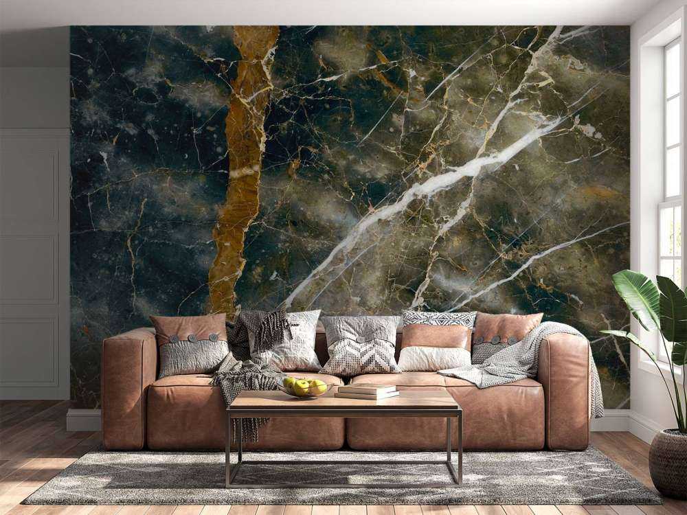Marbre avec structure de nuages