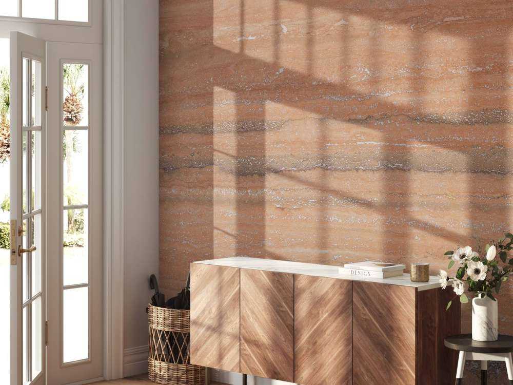 Marbre de couleur terracotta