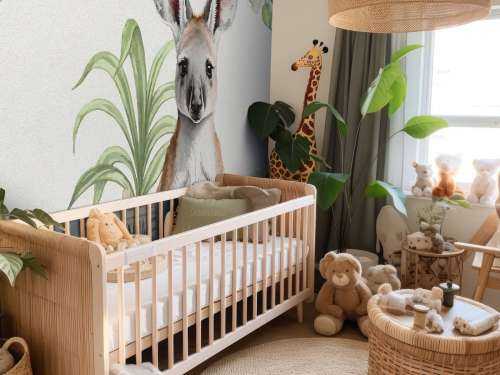Bébé kangourou de la jungle