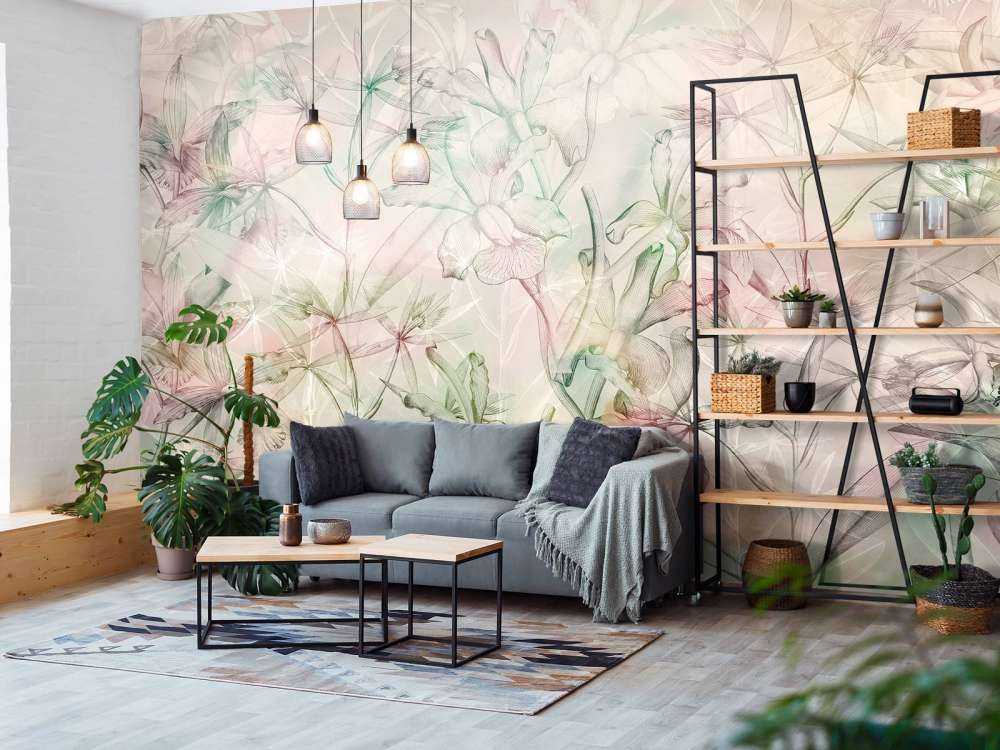 Mirage d'orchidées en pastels doux