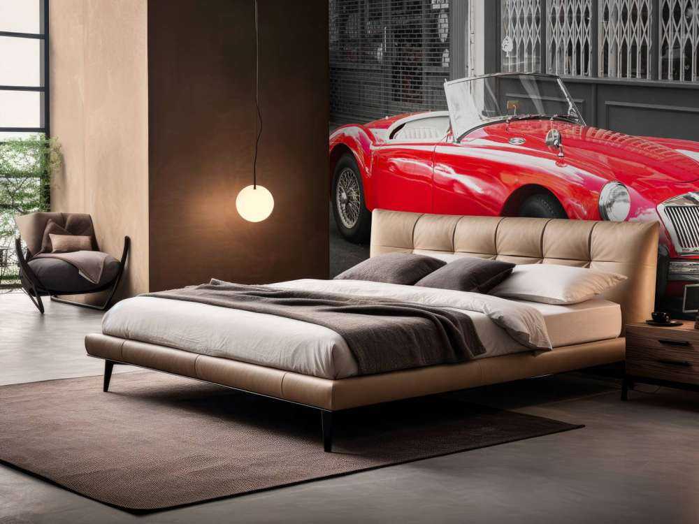 Voiture classique rouge