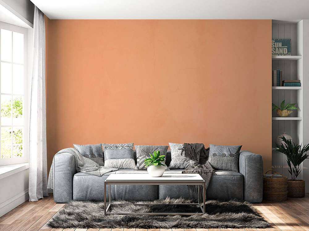 Béton orange clair