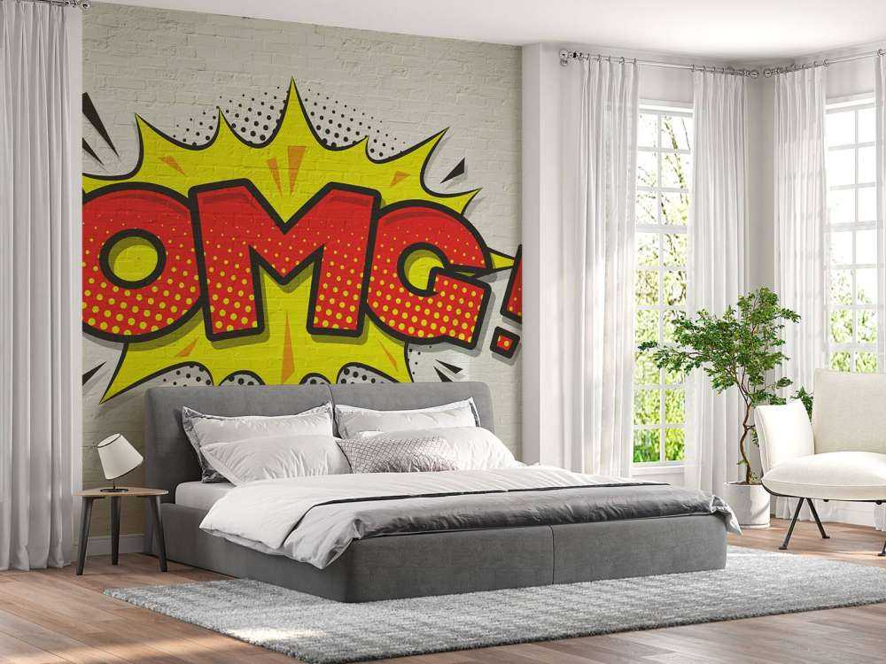 Graffitis colorés sur un mur