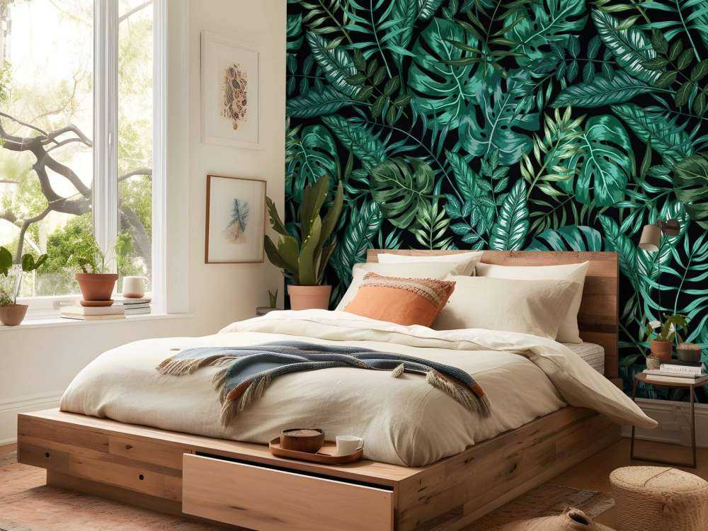 Illustration de feuilles vertes