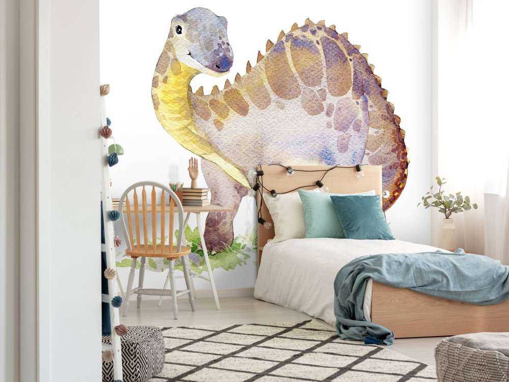 Dinosaure de l'aquarelle