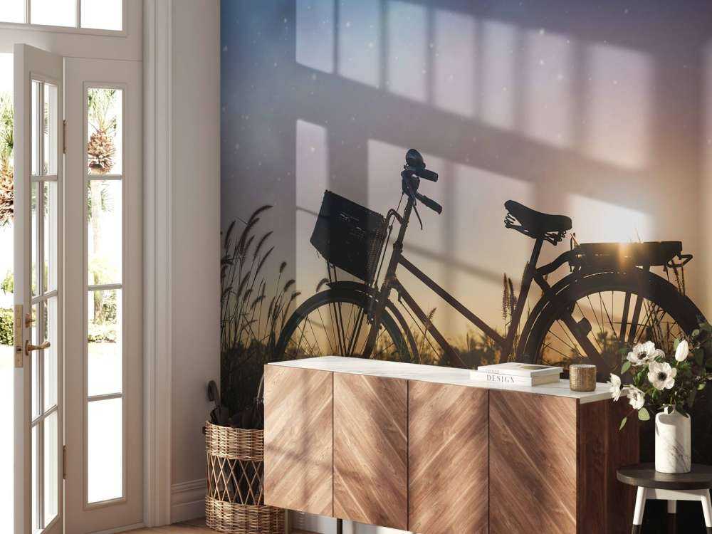 Silhouette de vélo