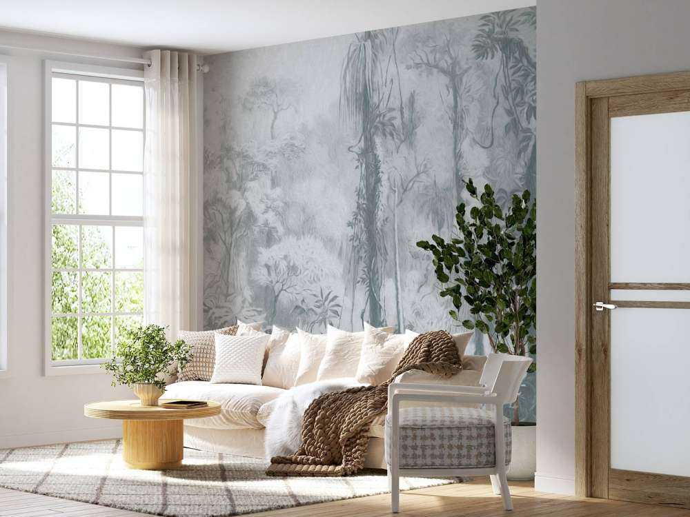 Forêt tropicale - bleu