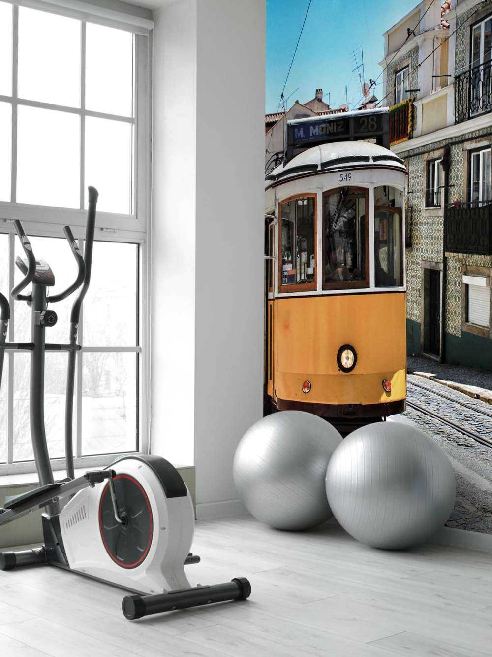 Tramway jaune