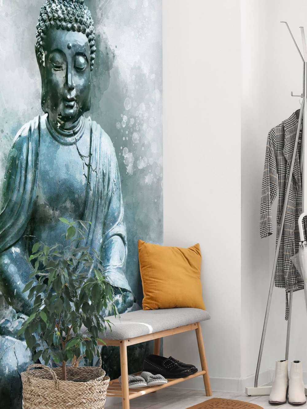 Aquarelle de Bouddha