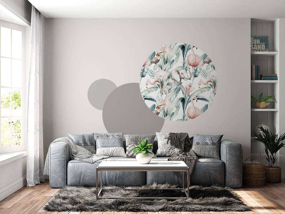 Animaux entre les feuilles