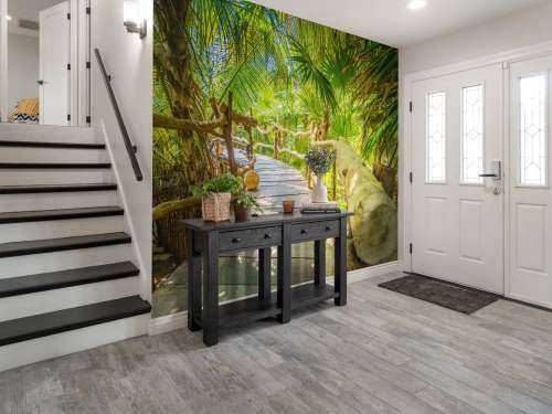 Pont dans la jungle tropicale