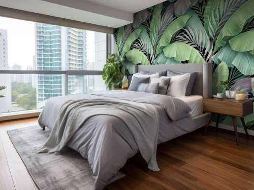 Feuilles tropicales