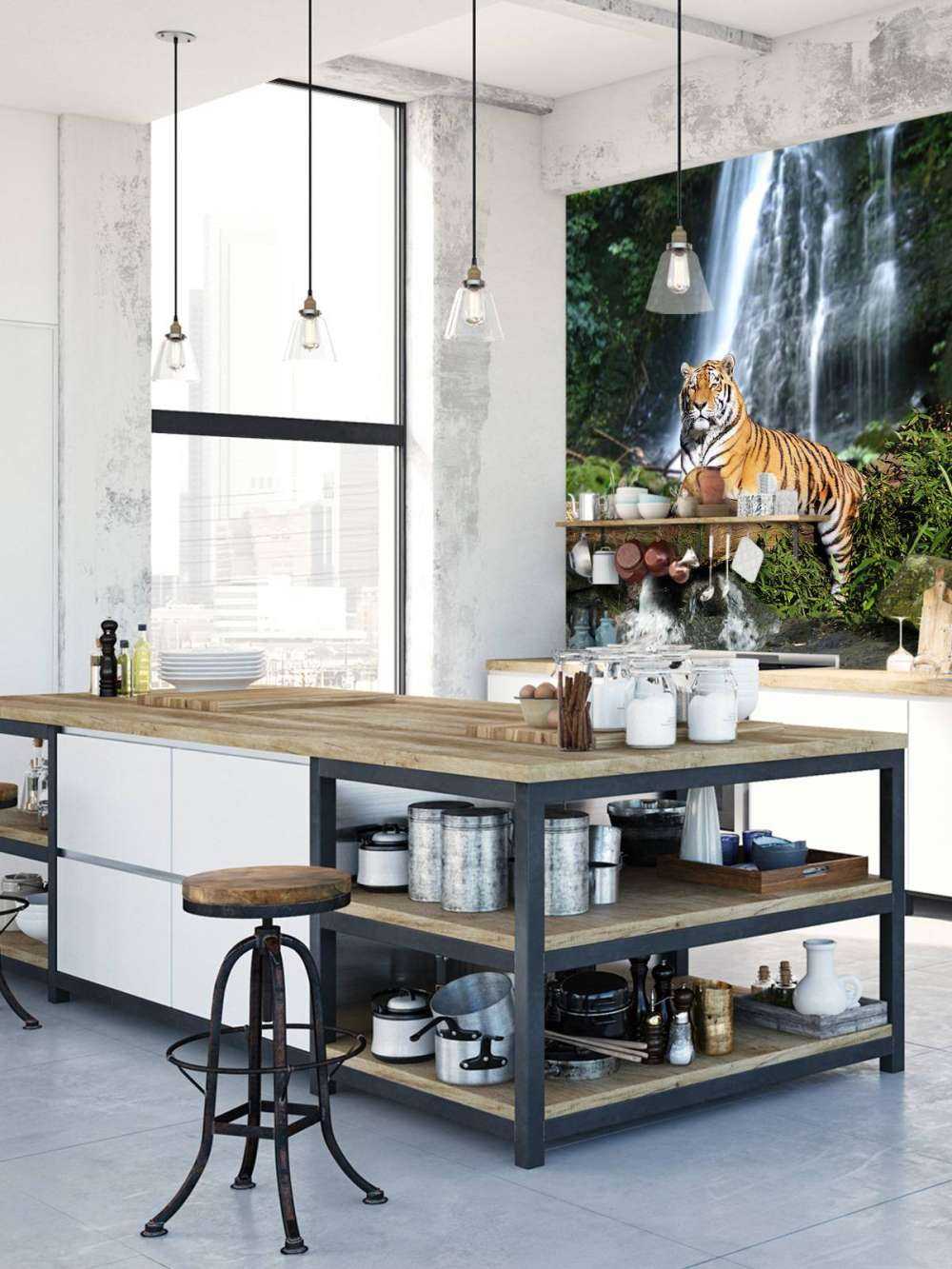 Tigre dans la jungle