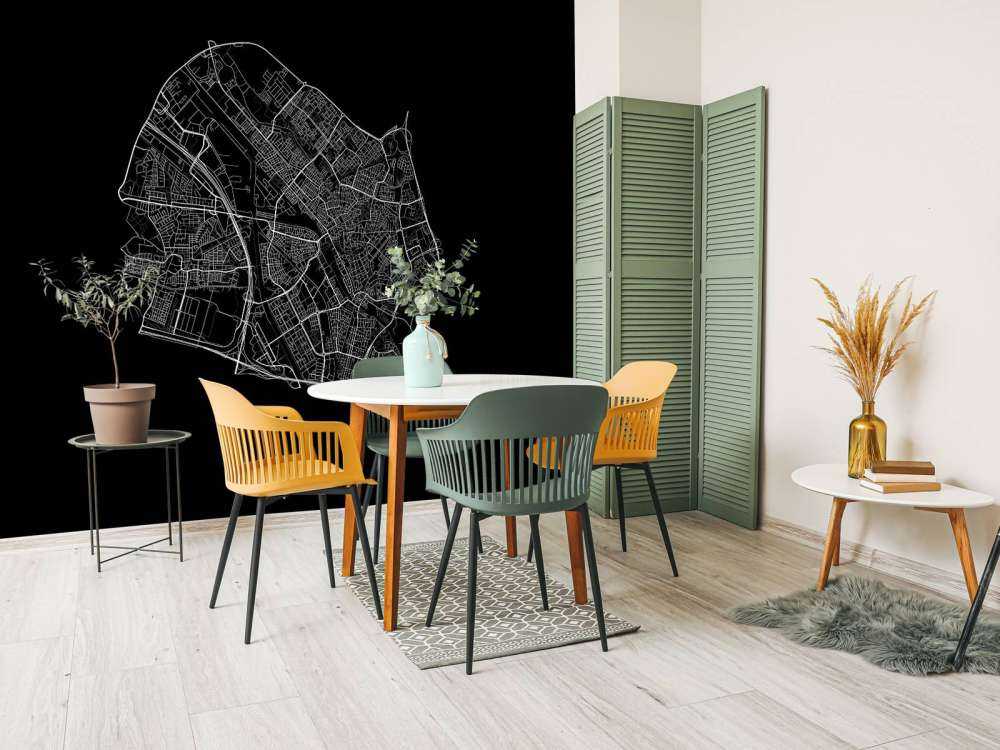 Carte d'Utrecht, noir