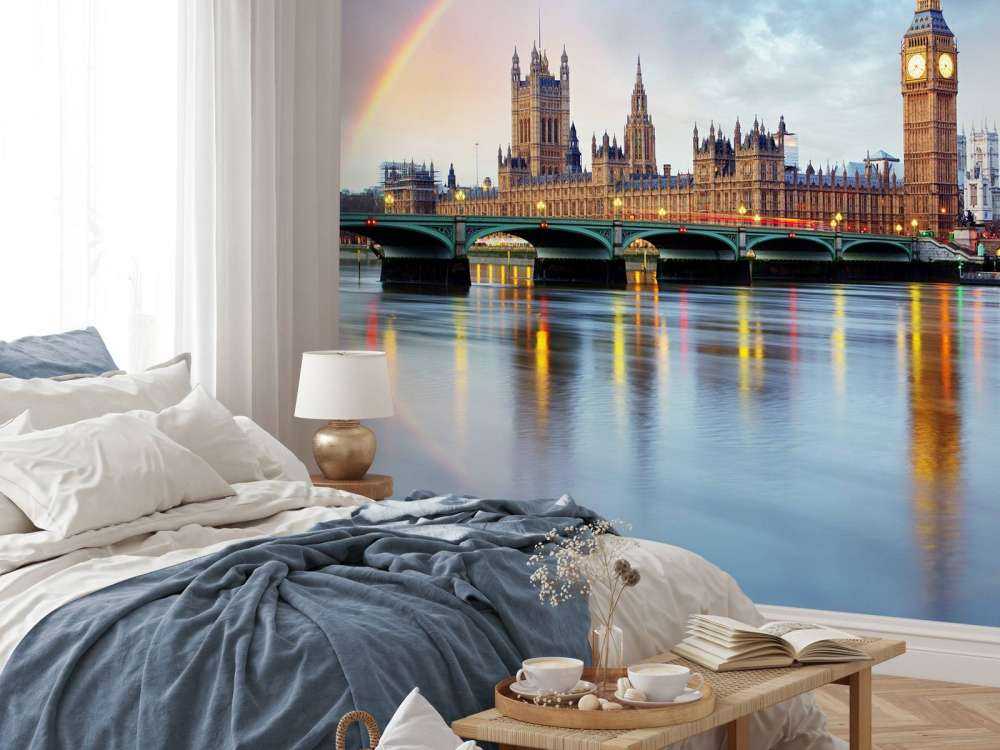 Arc-en-ciel sur Londres