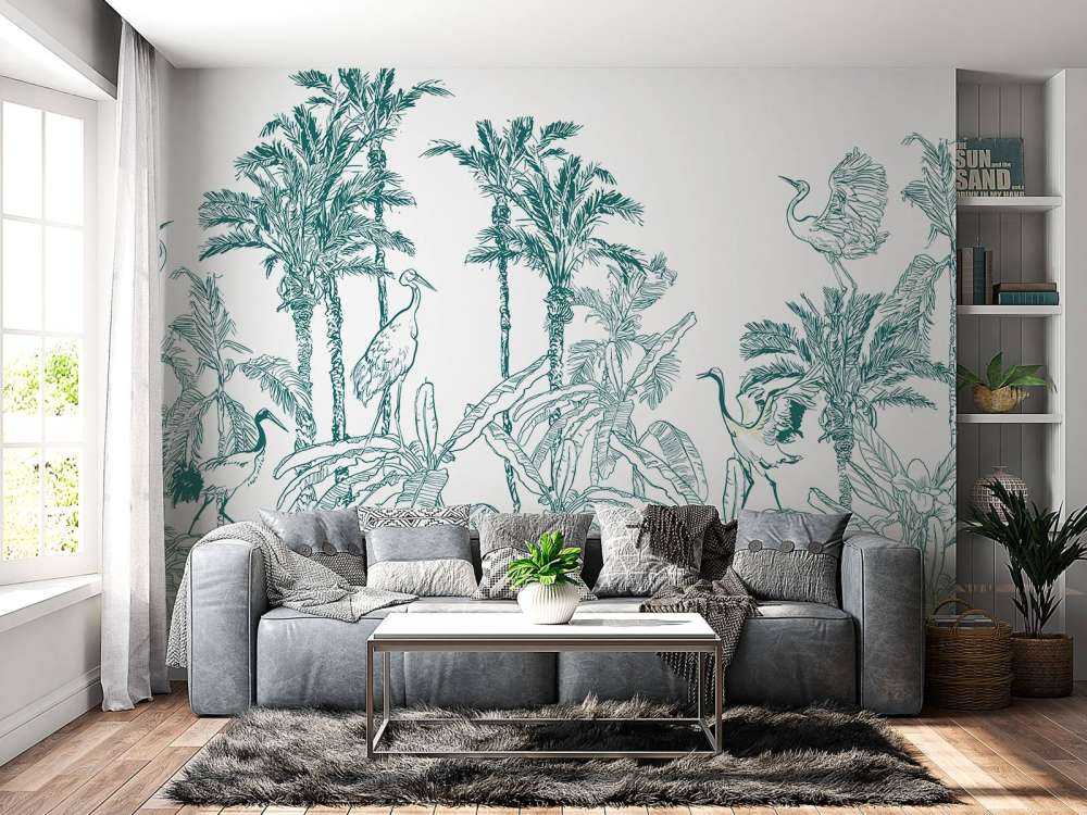 Dessin d'une jungle