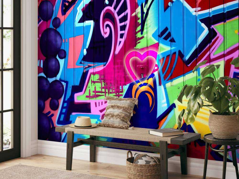 Graffitis au néon