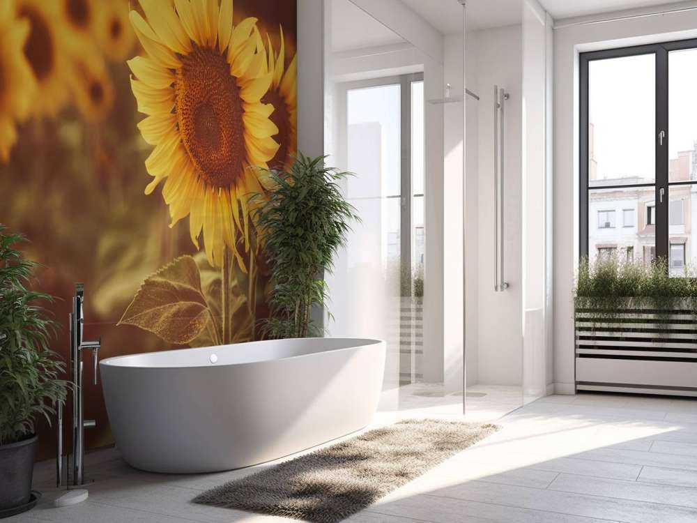Les tournesols en plein soleil