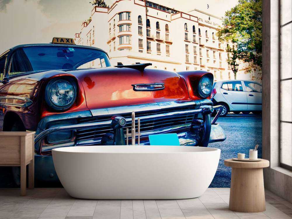 Rode klassieke auto
