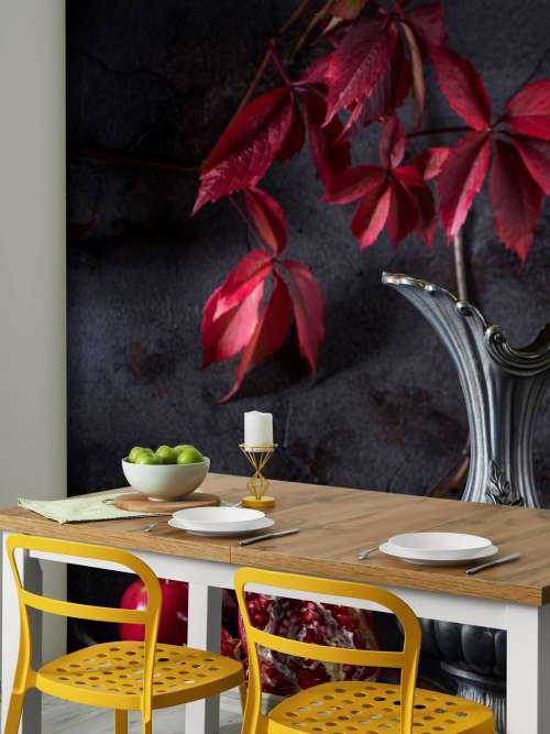 Boite de vin rouge et fruits rouges