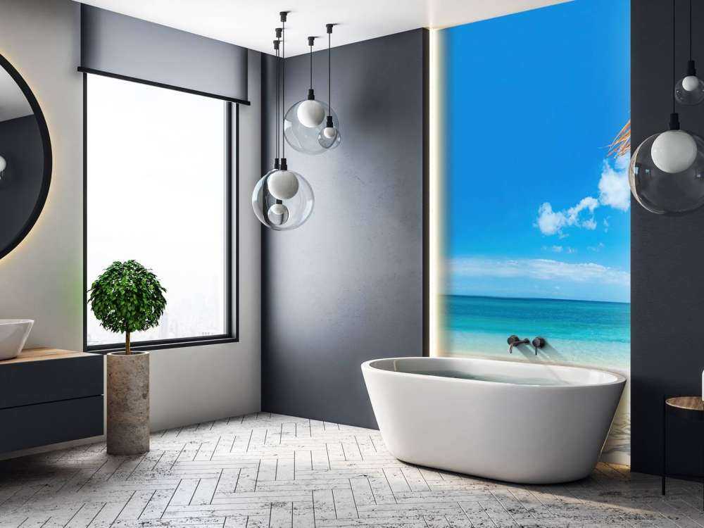 Bain de soleil sur la plage