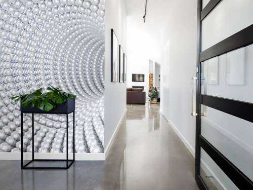 Tunnel avec bulles 3D