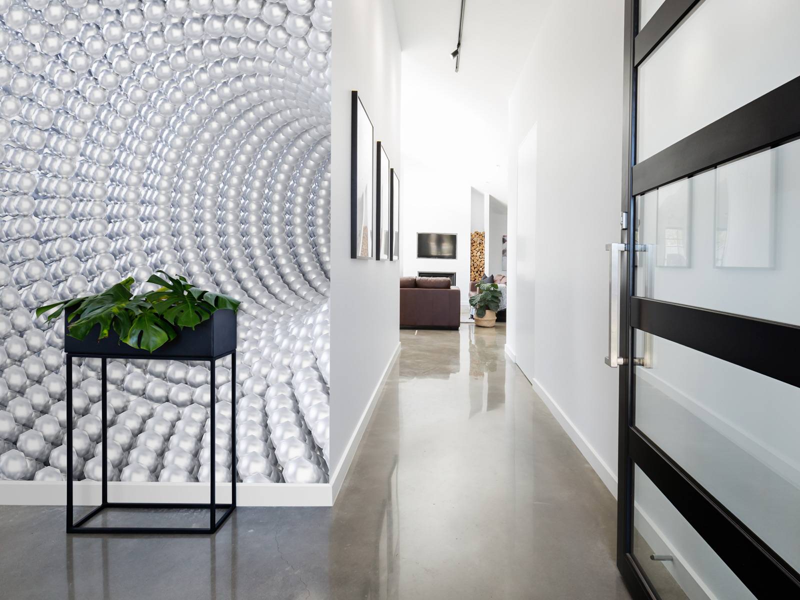 Tunnel avec bulles 3D