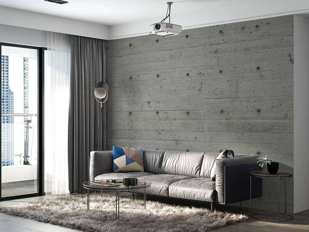 Béton d'aspect bois