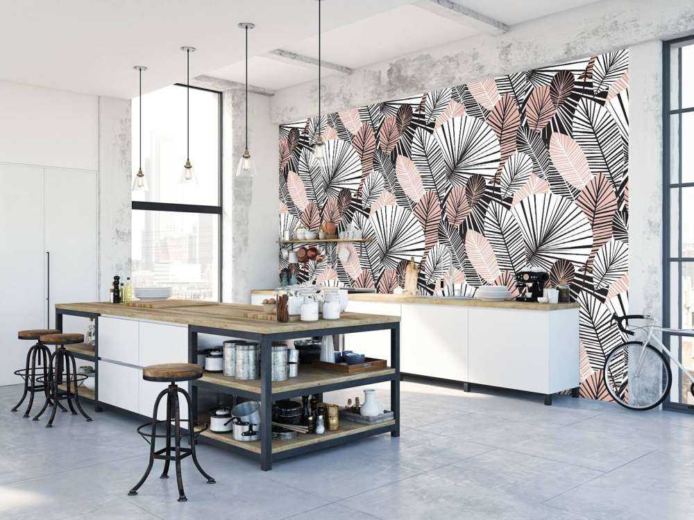 Élégant motif floral