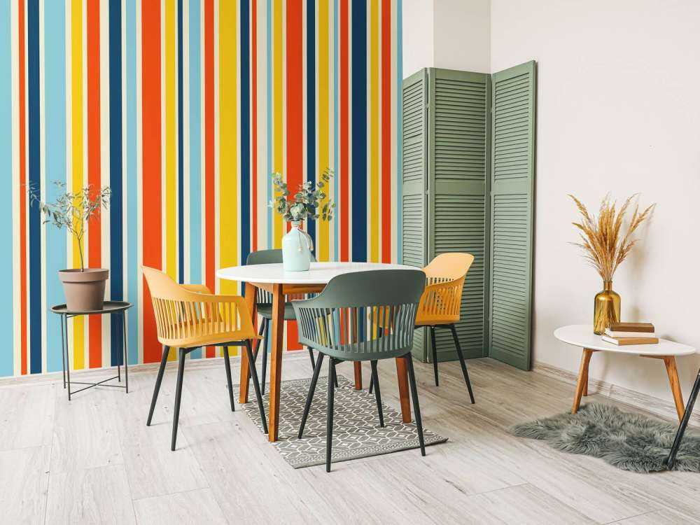 Rayures colorées