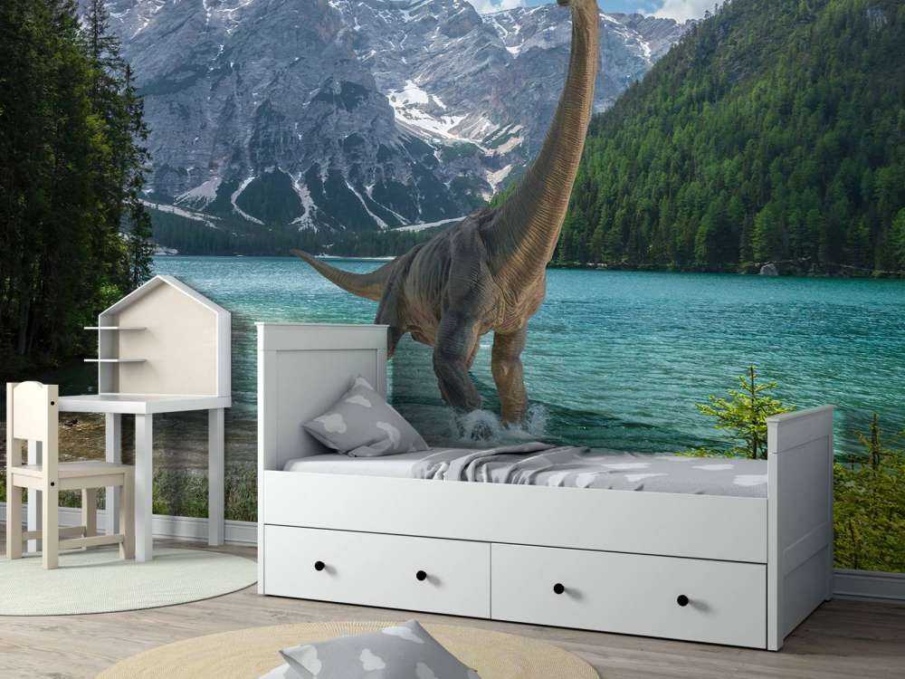 Brachiosaurus dans l'eau