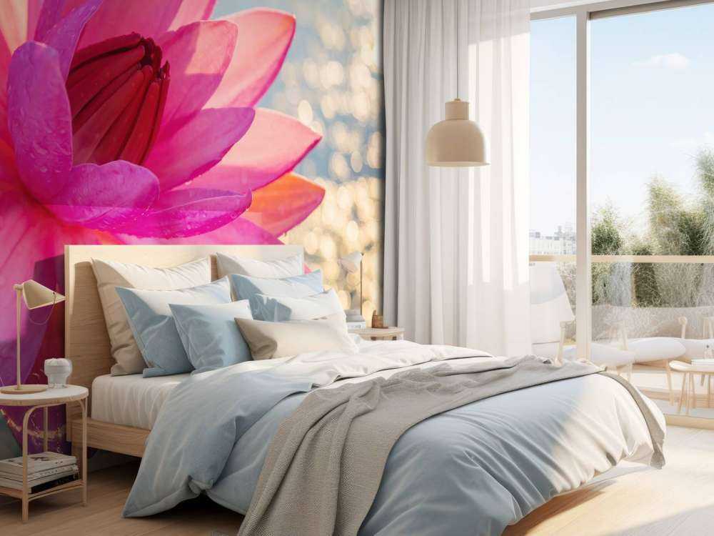 Fleur de lotus sur l'eau
