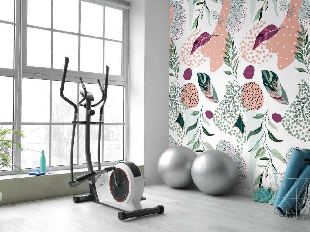 Motif Fleurs et brindilles