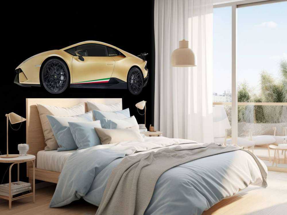 Lamborghini Huracán - Côté, noir
