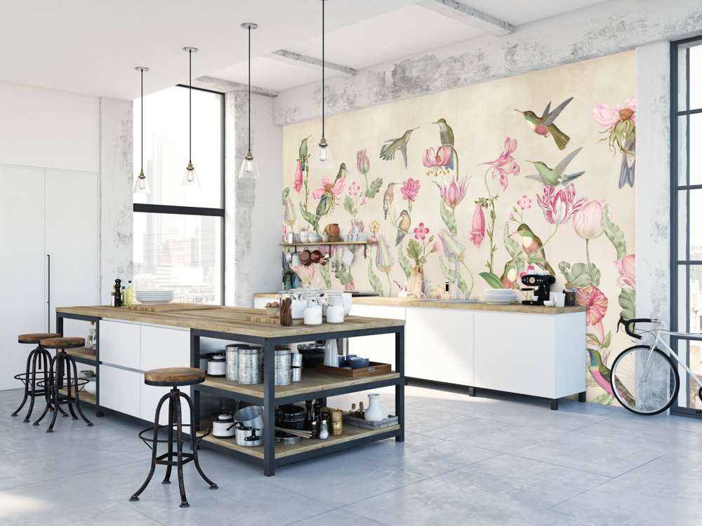 Symphonie de tulipes colibri