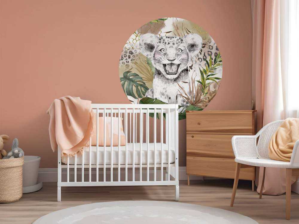 Bébé lion savana