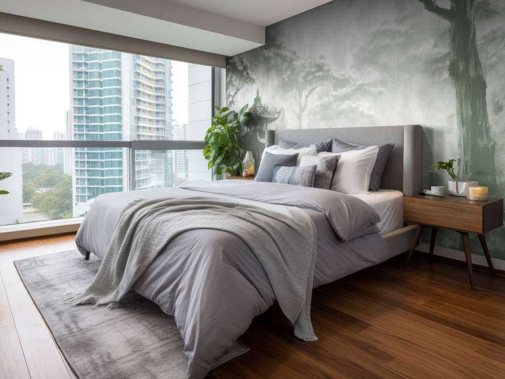 Pavillon Oriental Brumeux, vert