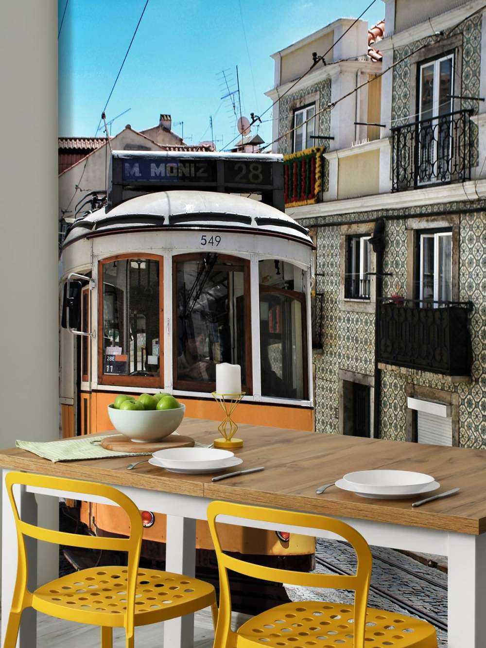 Tramway jaune
