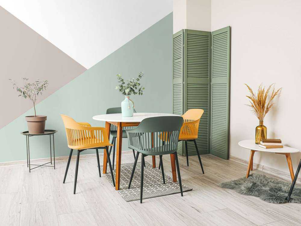 Triangles de couleur pastel