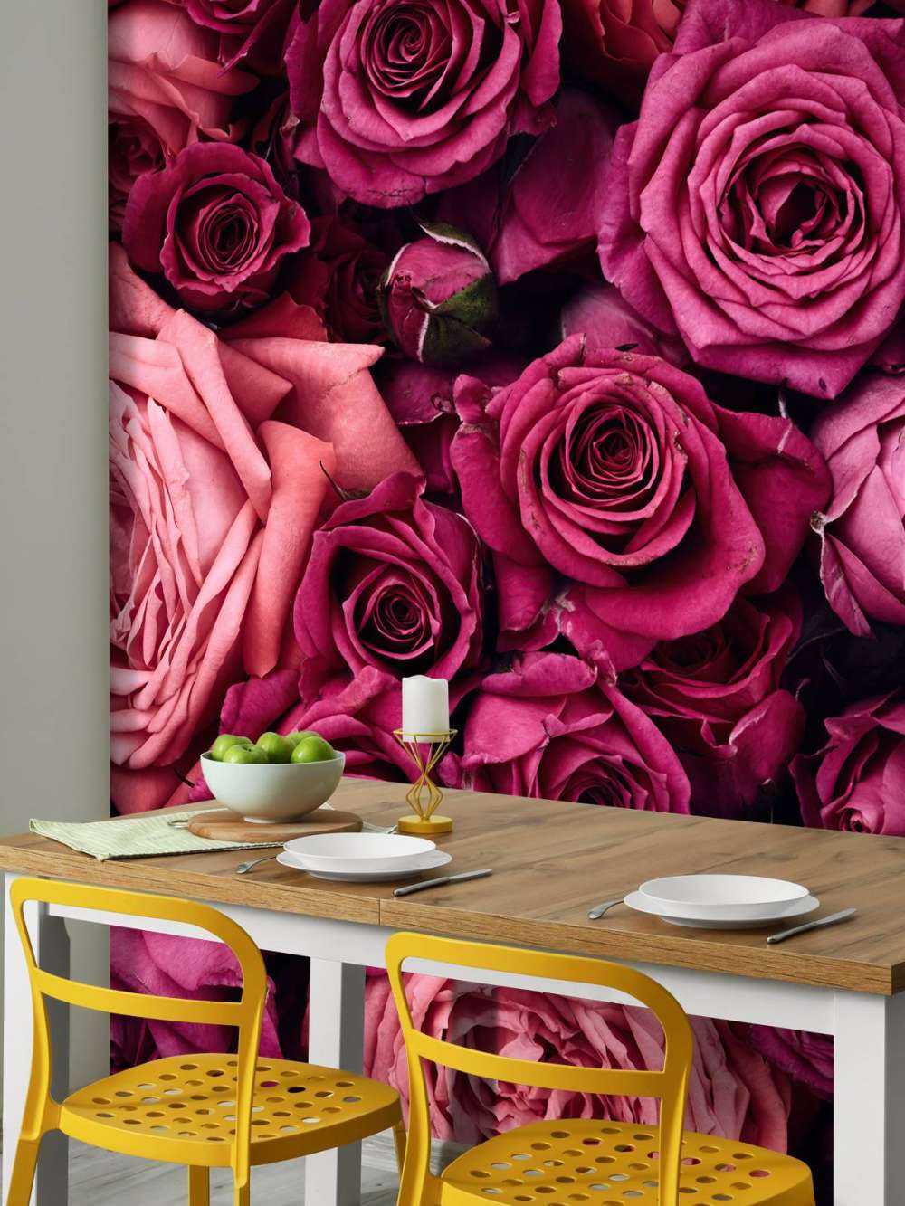 Les roses roses