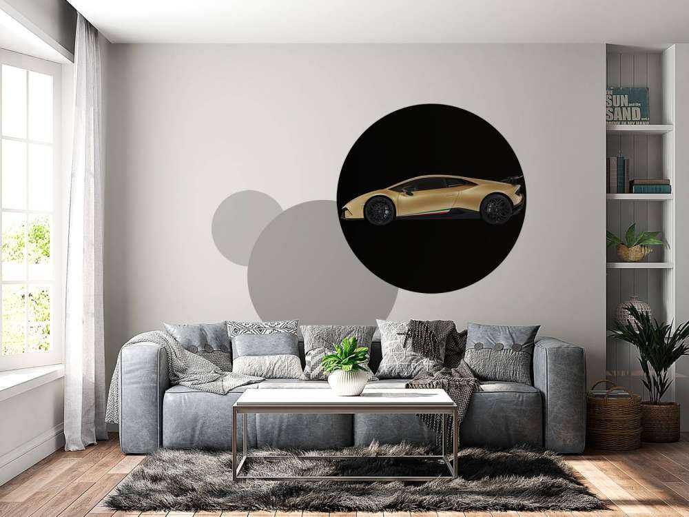 Lamborghini Huracán - Côté, noir