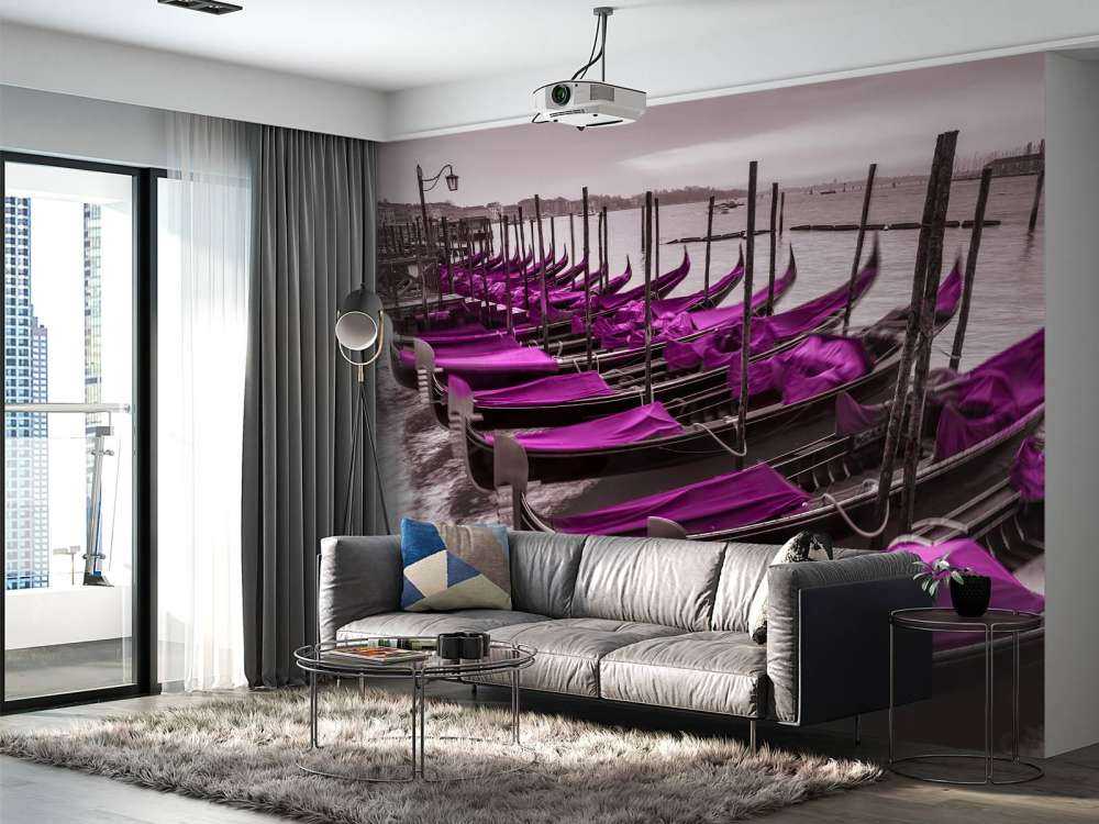 Gondoles mauves