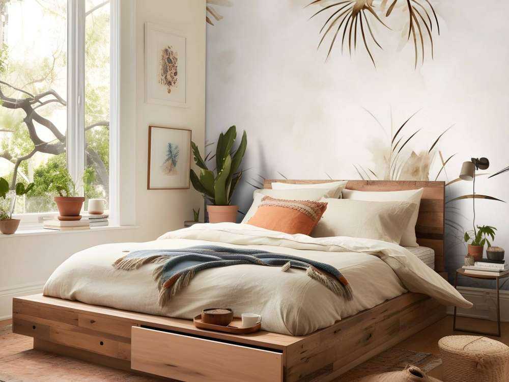 Grues dans le champ taupe