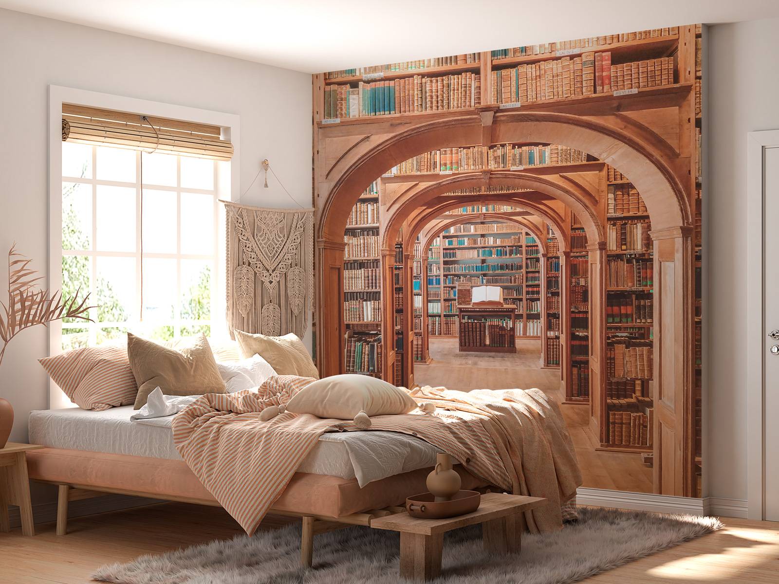 Galerie de livres en bois