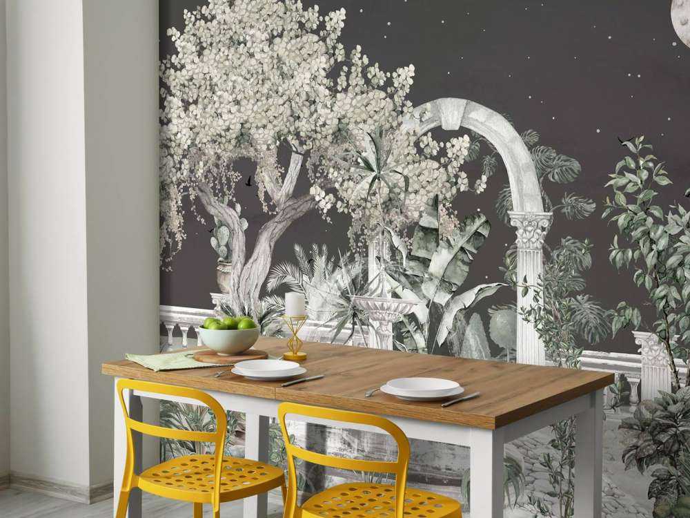 Jardin la nuit